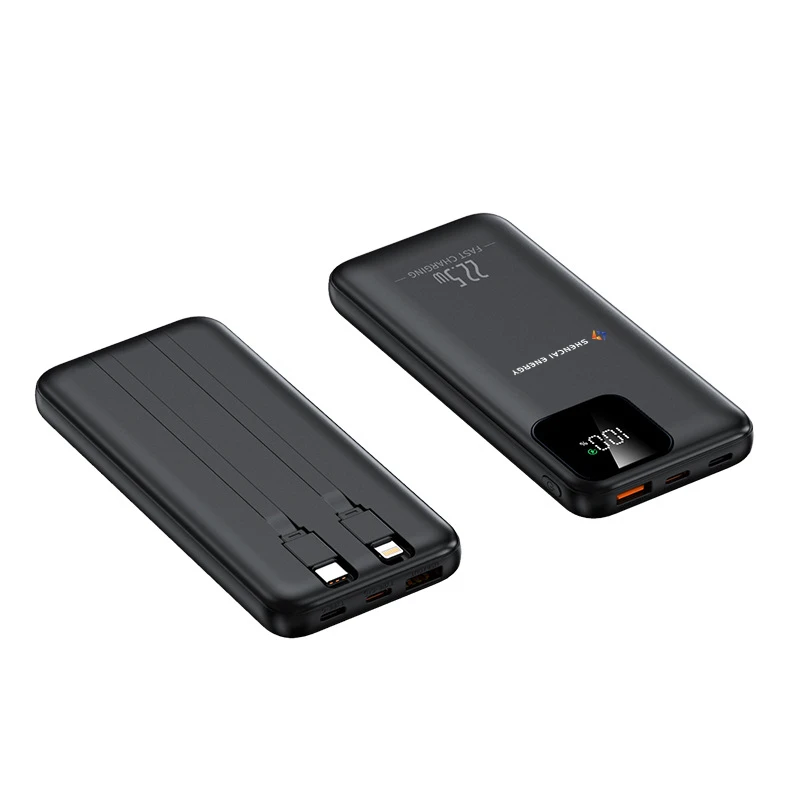 Shencai Ultra Slim 200000mah 10000mah 전력 은행 휴대용 모바일 충전기 파워 뱅크 고용량 파워 뱅크